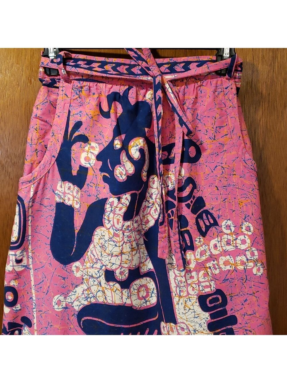 Vintage Mexican Batik Print Skirt - Picture 2 of 6